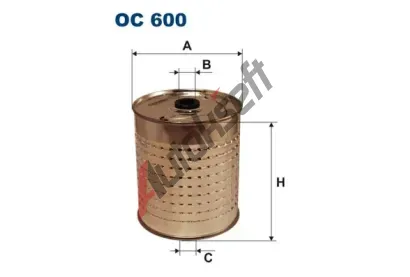 FILTRON Olejov filtr FI OC600, OC 600