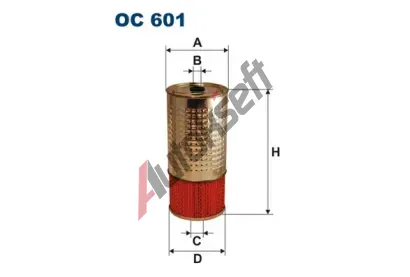FILTRON Olejov filtr FI OC601, OC 601