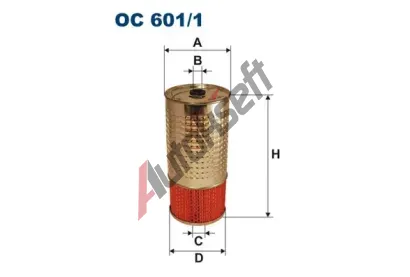 FILTRON Olejov filtr FI OC601/1, OC 601/1