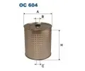 Olejov filtr FILTRON ‐ FI OC604