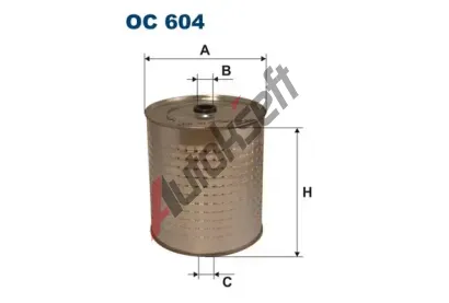 FILTRON Olejov filtr FI OC604, OC 604