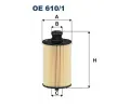 Olejov filtr FILTRON ‐ FI OE610/1