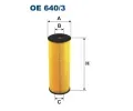 Olejov filtr FILTRON ‐ FI OE640/3