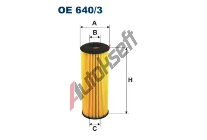 FILTRON Olejov filtr FI OE640/3, OE 640/3