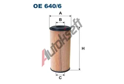 FILTRON Olejov filtr FI OE640/6, OE 640/6