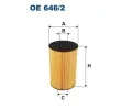 Olejov� filtr&nbsp;FILTRON&nbsp;&dash;&nbsp;FI OE646/2
