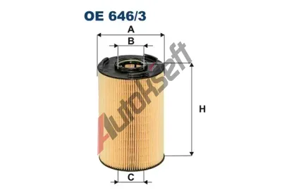 FILTRON Olejov� filtr FI OE 646/3, FI OE646/3