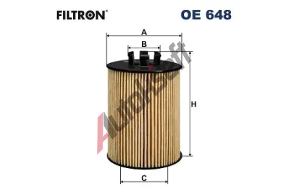 FILTRON Olejov filtr FI OE648, OE 648