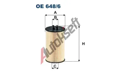 FILTRON Olejov filtr FI OE648/6, OE 648/6
