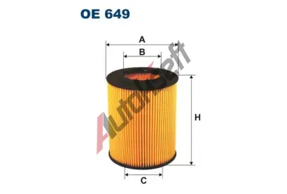 FILTRON Olejov filtr FI OE649, OE 649
