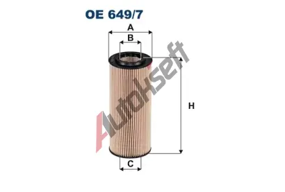 FILTRON Olejov filtr FI OE649/7, OE 649/7