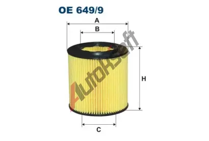 FILTRON Olejov filtr FI OE649/9, OE 649/9
