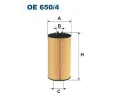 Olejov filtr FILTRON ‐ FI OE650/4
