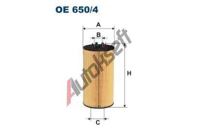 FILTRON Olejov filtr FI OE650/4, OE 650/4