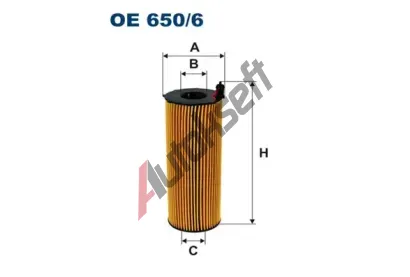 FILTRON Olejov filtr FI OE650/6, OE 650/6