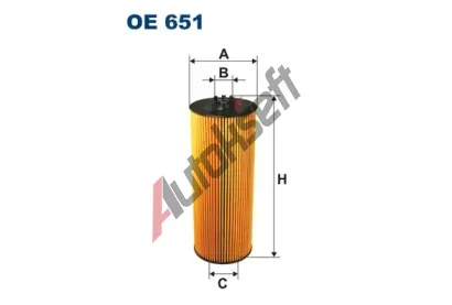 FILTRON Olejov filtr FI OE651, OE 651