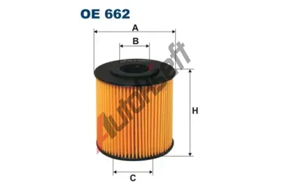 FILTRON Olejov filtr FI OE662, OE 662