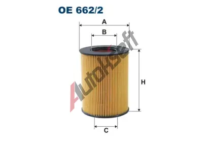 FILTRON Olejov filtr FI OE662/2, OE 662/2