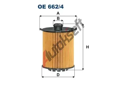 FILTRON Olejov filtr FI OE662/4, FI OE 662/4