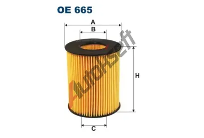 FILTRON Olejov filtr FI OE665, OE 665