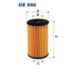 Olejový filtr FILTRON ‐ FI OE666 Olejový filtr FILTRON ‐ FI OE666