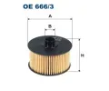 Olejov filtr FILTRON ‐ FI OE666/3