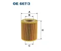 Olejov filtr FILTRON ‐ FI OE667/3