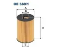 Olejový filtr FILTRON ‐ FI OE669/1 Olejový filtr FILTRON ‐ FI OE669/1