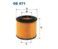 Olejov filtr FILTRON ‐ FI OE671