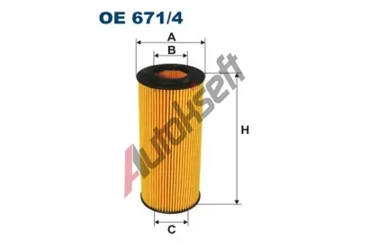 FILTRON Olejov filtr FI OE671/4, OE 671/4