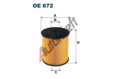 FILTRON Olejov filtr FI OE672, OE 672