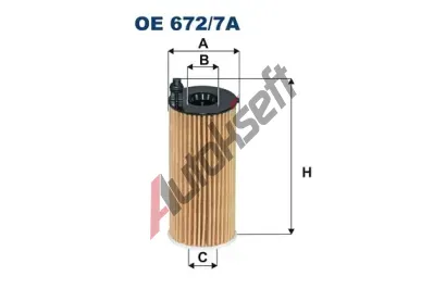 FILTRON Olejov filtr FI OE672/7A, FI OE 672/7A