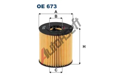 FILTRON Olejov filtr FI OE673, OE 673