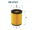 Olejov filtr FILTRON ‐ FI OE674/1