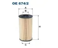 Olejov filtr FILTRON ‐ FI OE674/2