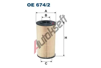 FILTRON Olejov filtr FI OE674/2, OE 674/2