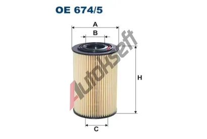 FILTRON Olejov filtr FI OE674/5, OE 674/5