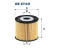 Olejov filtr FILTRON ‐ FI OE674/8