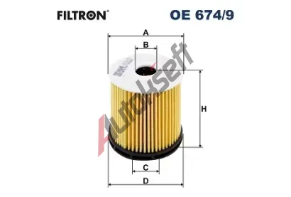 FILTRON Olejov filtr FI OE674/9, OE 674/9