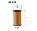 Olejov filtr FILTRON ‐ FI OE677