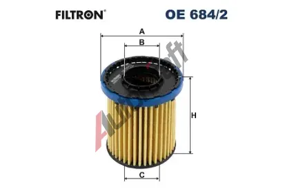 FILTRON Olejov filtr FI OE684/2, OE 684/2