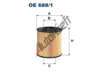 FILTRON Olejov filtr FI OE688/1, OE 688/1