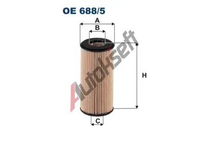 FILTRON Olejov filtr FI OE688/5, OE 688/5