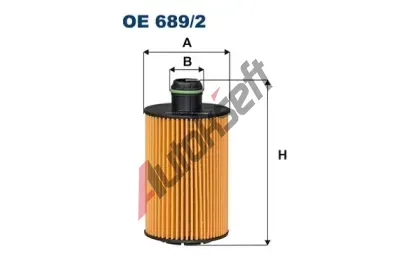 FILTRON Olejov filtr FI OE689/2, OE 689/2