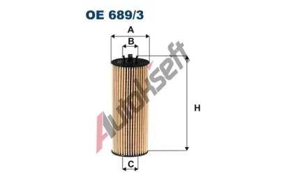 FILTRON Olejov filtr FI OE689/3, FI OE 689/3