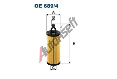 FILTRON Olejov filtr FI OE689/4, OE 689/4