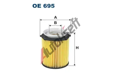 FILTRON Olejov filtr FI OE695, OE 695