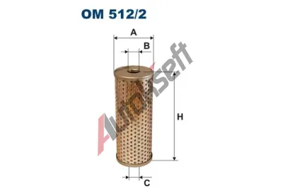 FILTRON Hydraulick filtr zen FI OM512/2, OM 512/2