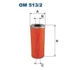 Olejov filtr FILTRON ‐ FI OM513/2