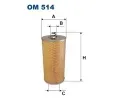Olejov filtr FILTRON ‐ FI OM514